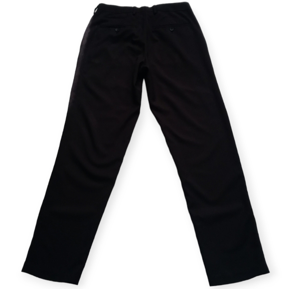 HAGGAR  MEN'S PREMIUN STRETCH SLIM FIT DRESS PANTS. SIZE 29 / 30. COLOR BLACK. - Picture 4 of 14